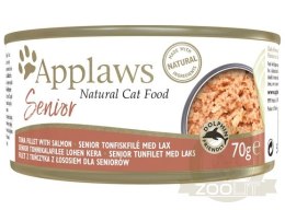 Applaws puszka dla kota Senior tuńczyk & łosoś 70g