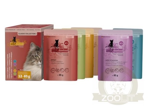 Catz Finefood Classic Collection I saszetki multipack N.03-13 12x85g Catz Finefood Classic Collection I saszetki multipack N.03-13 12x85g