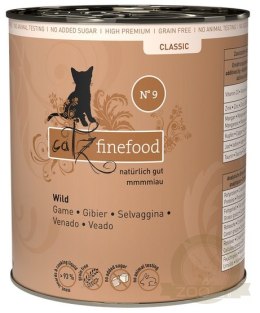 Catz Finefood Classic N.09 Dziczyzna puszka 800g