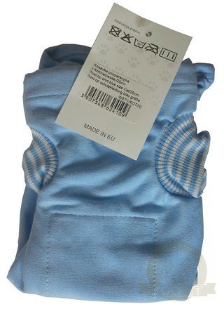 Grande Finale Koszulka pooperacyjna dla kota niebieska 25cm [WET1/KOT]