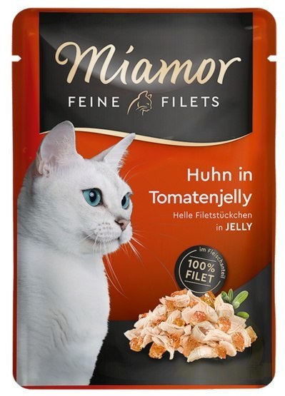 Miamor Feine Filets Kurczak & Galaretka pomidorowa saszetka 100g Miamor Feine Filets Kurczak & Galaretka pomidorowa saszetka 100g
