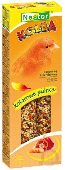 Nestor Kolba Kanarek papryka i marchew 2szt Nestor Kolba Kanarek papryka i marchew 2szt