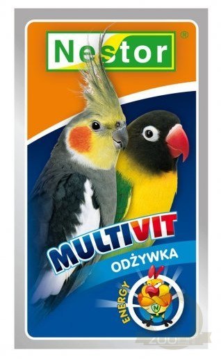 Nestor Odżywka dla średnich papug Multivit Nestor Odżywka dla średnich papug Multivit