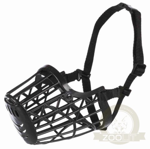 Trixie Kaganiec plastikowy dla psa rozmiar 5 (M-L) czarny [17605]