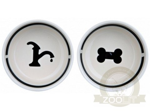 Trixie Miski ceramiczne 2,6L na stojaku [24643]