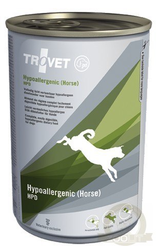 Trovet HPD Hypoallergenic Konina dla psa puszka 400g Trovet HPD Hypoallergenic Konina dla psa puszka 400g