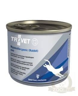 Trovet RRD Hypoallergenic Królik dla kota puszka 200g