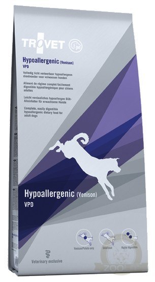Trovet VPD Hypoallergenic Dziczyzna dla psa 10kg Trovet VPD Hypoallergenic Dziczyzna dla psa 10kg