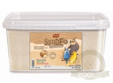Vitapol Piasek dla ptaków z muszlami wiadro 3L / 5,4kg [2082]