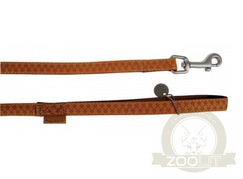 Zolux Smycz Mac Leather 25mm/1.2m Żółta [522025JA]