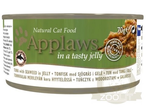 Applaws puszka dla kota Jelly - Tuńczyk i Wodorosty 70g