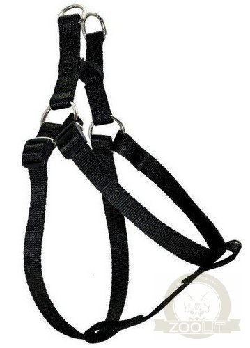 CHABA Szelki taśma regulowane nr 3 - obwód 60cm czarne CHABA Szelki taśma regulowane nr 3 - obwód 60cm czarne