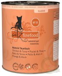 Catz Finefood Classic N.25 Kurczak i Tuńczyk puszka 800g
