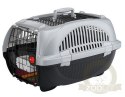 Ferplast Atlas Deluxe 20 Open - transporter z otwieranym sufitem srebrno-czarny [73040899]