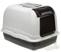 Ferplast Toaleta Maxi Bella biało-czarna - dla dużego kota [72070099]