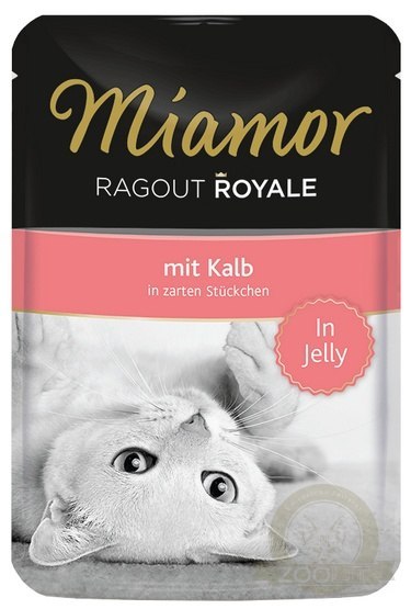 Miamor Ragout Royale z cielęciną w galaretce saszetka 100g Miamor Ragout Royale z cielęciną w galaretce saszetka 100g