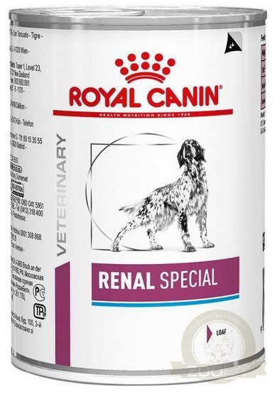 Royal Canin Veterinary Diet Canine Renal Special puszka 410g Royal Canin Veterinary Diet Canine Renal Special puszka 410g