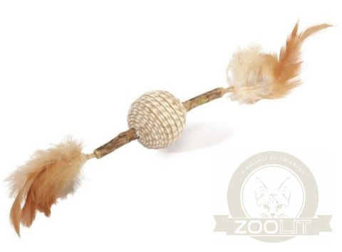 Camon Cat Toy Matatabi Kij z piłką jutową Camon Cat Toy Matatabi Kij z piłką jutową