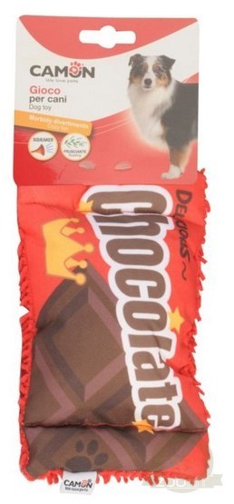 Camon Dog Toy Tabliczka czekolady z piszczałką Camon Dog Toy Tabliczka czekolady z piszczałką