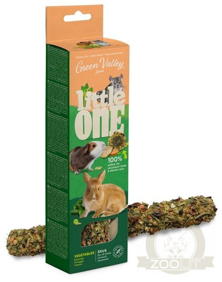 Little One Zielona Dolina Bezzbożowy baton z warzywami 160g
