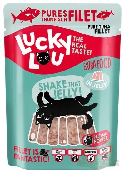 Lucky Lou Extrafood Tuńczyk w galaretce saszetka 70g Lucky Lou Extrafood Tuńczyk w galaretce saszetka 70g