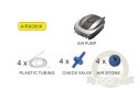 Resun napowietrzacz regulowany AIR-8000K (zestaw)