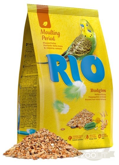 Rio Pokarm dla papużek falistych w okresie pierzenia 500g Rio Pokarm dla papużek falistych w okresie pierzenia 500g