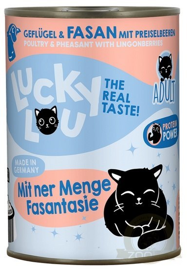 Lucky Lou Lifestage Adult Drób i bażant puszka 400g Lucky Lou Lifestage Adult Drób i bażant puszka 400g