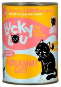 Lucky Lou Lifestage Adult Drób i jagnięcina puszka 400g