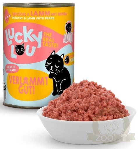 Lucky Lou Lifestage Adult Drób i jagnięcina puszka 400g Lucky Lou Lifestage Adult Drób i jagnięcina puszka 400g