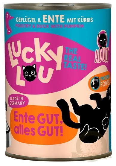 Lucky Lou Lifestage Adult Drób i kaczka puszka 400g Lucky Lou Lifestage Adult Drób i kaczka puszka 400g