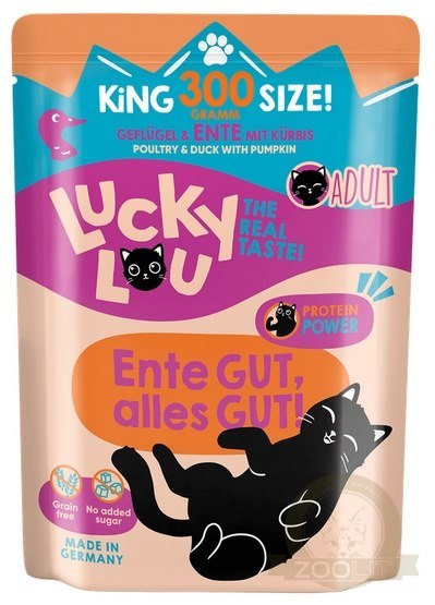 Lucky Lou Lifestage Adult Drób i kaczka saszetka 300g Lucky Lou Lifestage Adult Drób i kaczka saszetka 300g