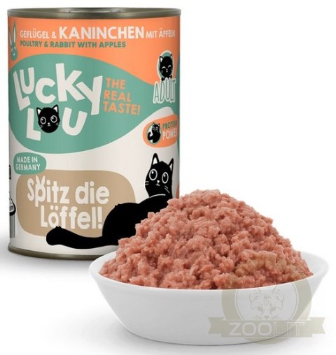 Lucky Lou Lifestage Adult Drób i królik puszka 400g Lucky Lou Lifestage Adult Drób i królik puszka 400g