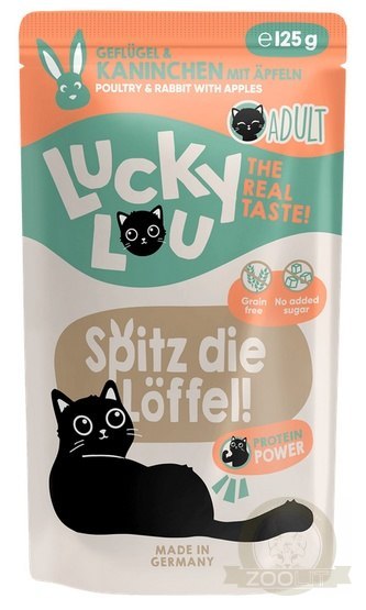 Lucky Lou Lifestage Adult Drób i królik saszetka 125g Lucky Lou Lifestage Adult Drób i królik saszetka 125g