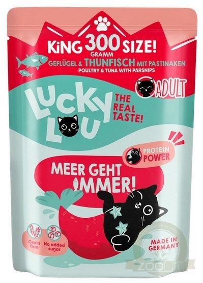 Lucky Lou Lifestage Adult Drób i tuńczyk saszetka 300g Lucky Lou Lifestage Adult Drób i tuńczyk saszetka 300g