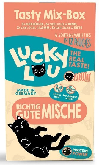 Lucky Lou Lifestage Adult Tasty Mix-Box saszetki 12x125g Lucky Lou Lifestage Adult Tasty Mix-Box saszetki 12x125g