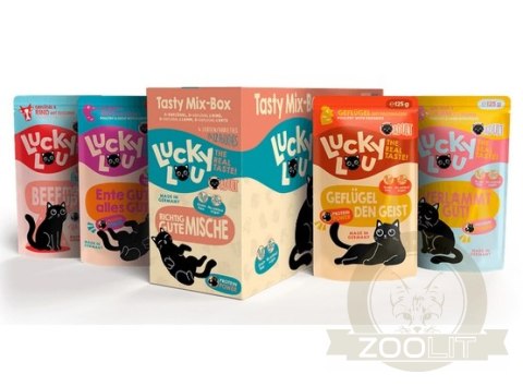 Lucky Lou Lifestage Adult Tasty Mix-Box saszetki 12x125g Lucky Lou Lifestage Adult Tasty Mix-Box saszetki 12x125g