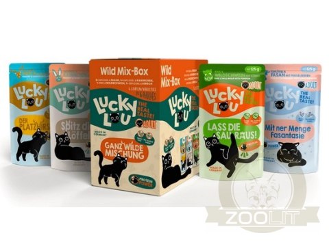 Lucky Lou Lifestage Adult Wild Mix-Box saszetki 6x125g Lucky Lou Lifestage Adult Wild Mix-Box saszetki 6x125g