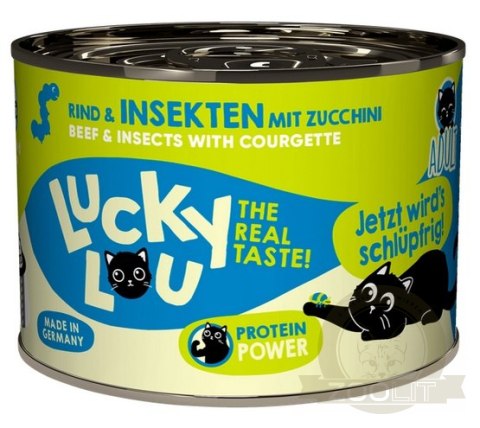 Lucky Lou Lifestage Adult Wołowina i owady puszka 200g Lucky Lou Lifestage Adult Wołowina i owady puszka 200g