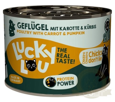 Lucky Lou Lifestage Senior Drób puszka 200g Lucky Lou Lifestage Senior Drób puszka 200g