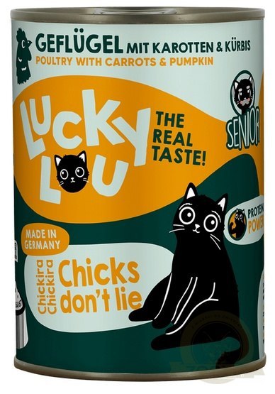 Lucky Lou Lifestage Senior Drób puszka 400g Lucky Lou Lifestage Senior Drób puszka 400g