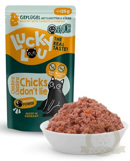 Lucky Lou Lifestage Senior Drób saszetka 125g Lucky Lou Lifestage Senior Drób saszetka 125g