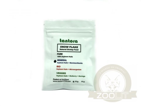 Tantora Snow Flake MINERAL 10g soja w płatkach śniegu +montmorillonit Tantora Snow Flake MINERAL 10g soja w płatkach śniegu +montmorillonit