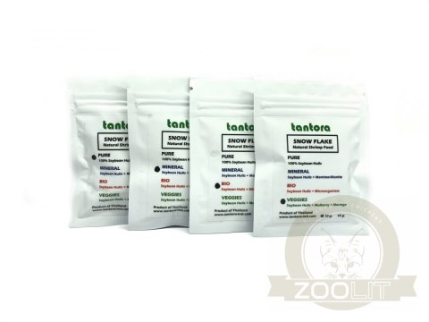 Tantora Snow Flake MINERAL 10g soja w płatkach śniegu +montmorillonit Tantora Snow Flake MINERAL 10g soja w płatkach śniegu +montmorillonit