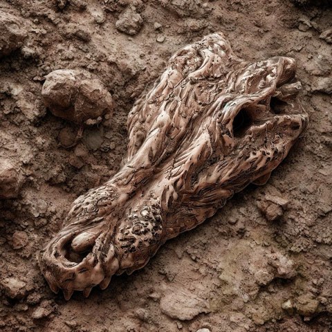 Terrario Crocodile Skull - czaszka krokodyla do terrarium 30x14x9 cm Terrario Crocodile Skull - czaszka krokodyla do terrarium 30x14x9 cm