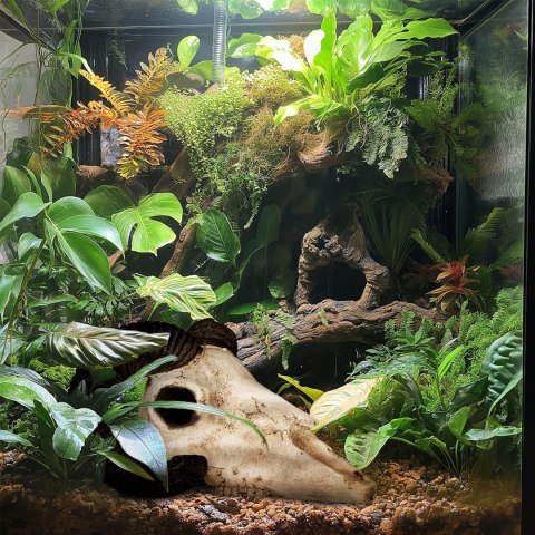 Terrario Ram Skull - czaszka barana do terrarium 19x16x11 cm Terrario Ram Skull - czaszka barana do terrarium 19x16x11 cm