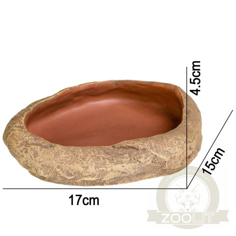 Terrario Rock Oasis L - Miska do Terrarium 17x15x4,5 cm Terrario Rock Oasis L - Miska do Terrarium 17x15x4,5 cm