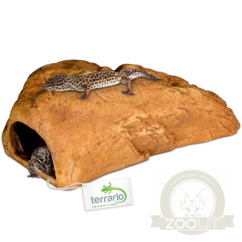 Terrario Rock Shelter M - kryjówka do terrarium 22x13x8,5cm Terrario Rock Shelter M - kryjówka do terrarium 22x13x8,5cm