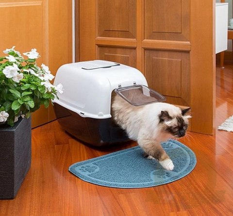 Ferplast Prima New Toaleta dla kota biało-czarna[72053799EL]