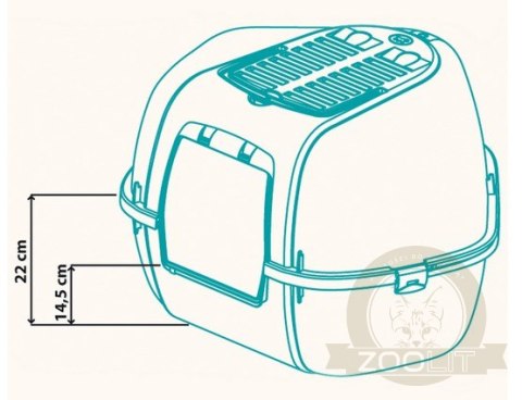 Ferplast Toaleta narożna Mika [72038099]